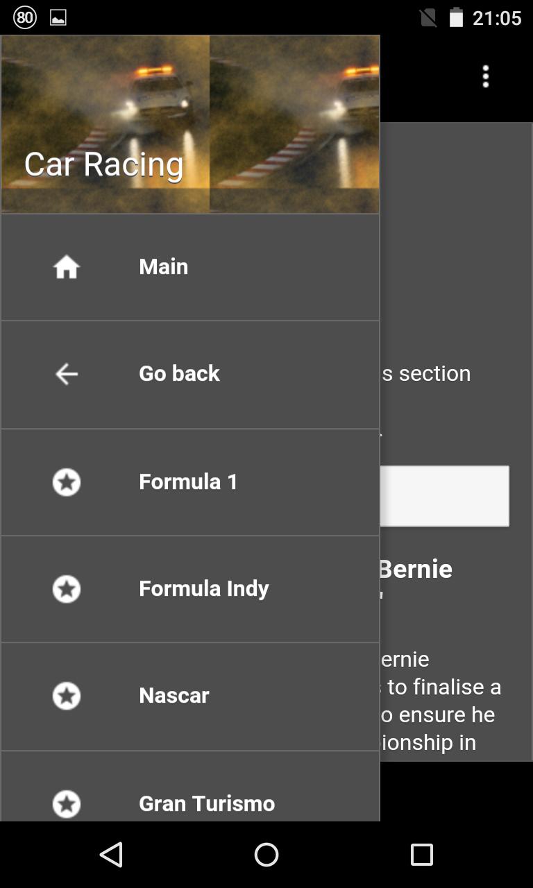 Car Racing App