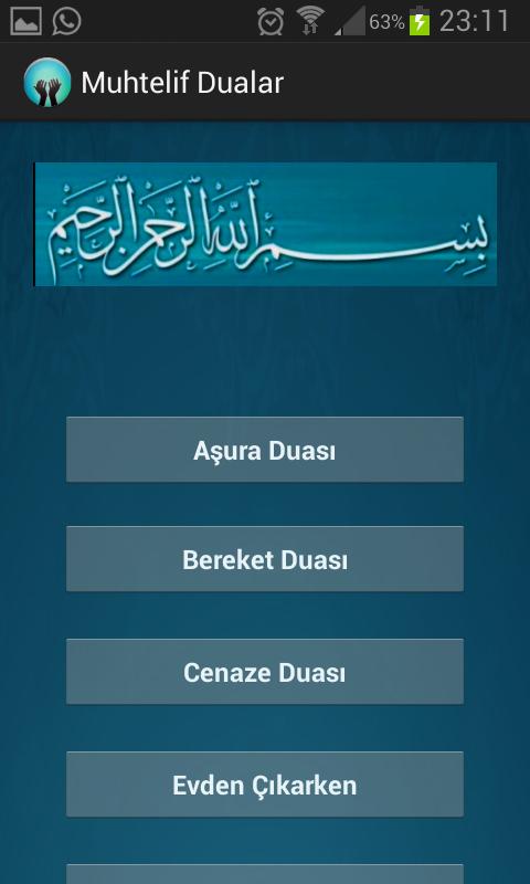 Muhtelif Dualar