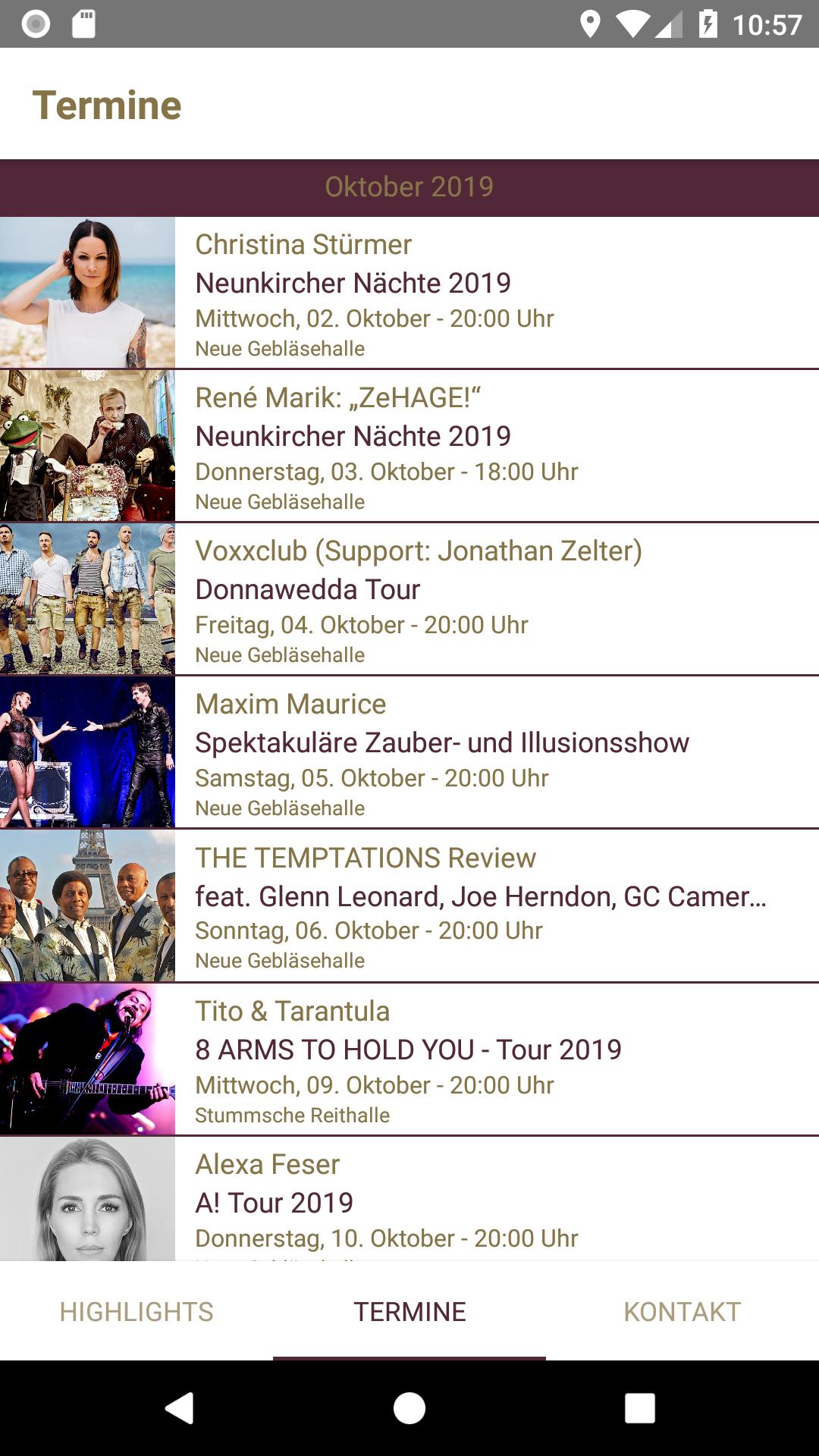 Events NK