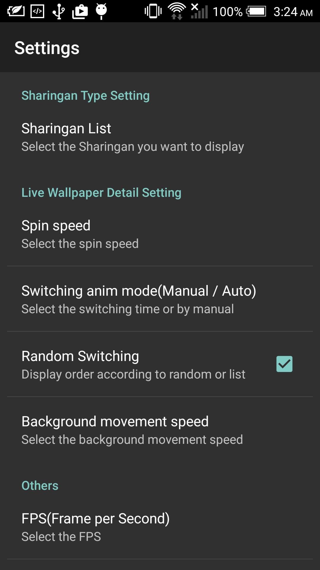 Sharingan Live Wallpaper Free