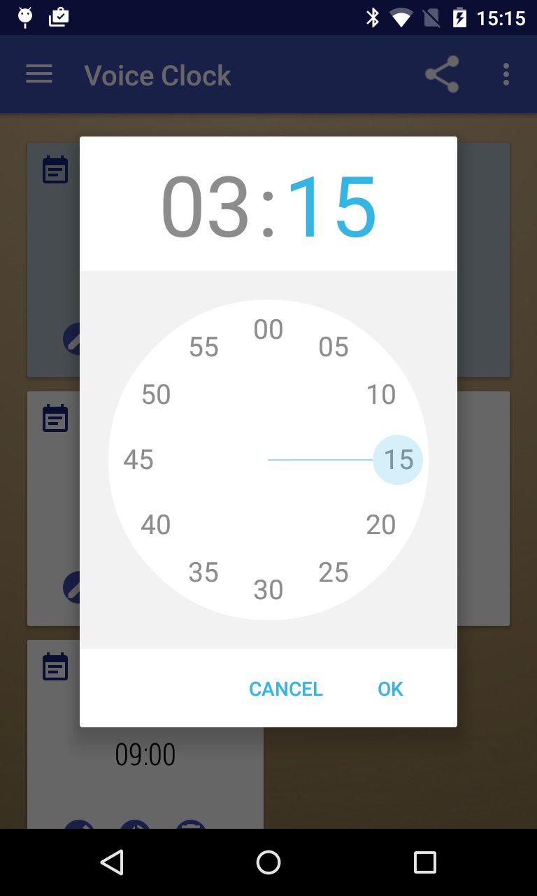 Voice Clock