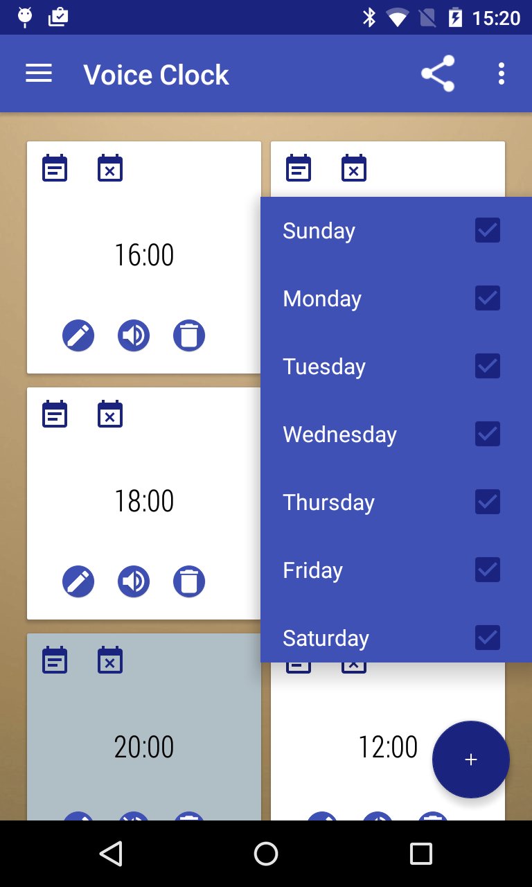 Voice Clock