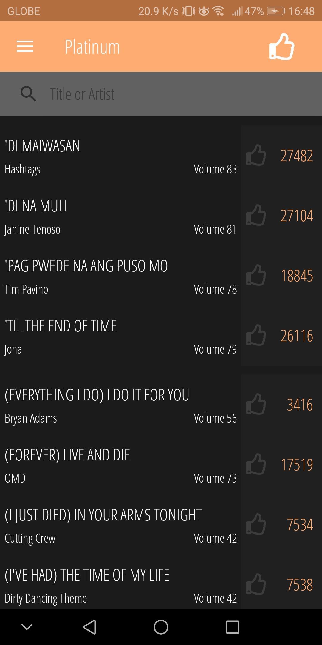Videoke Songbook