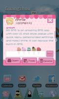GO SMS Pro Pink Sweet theme