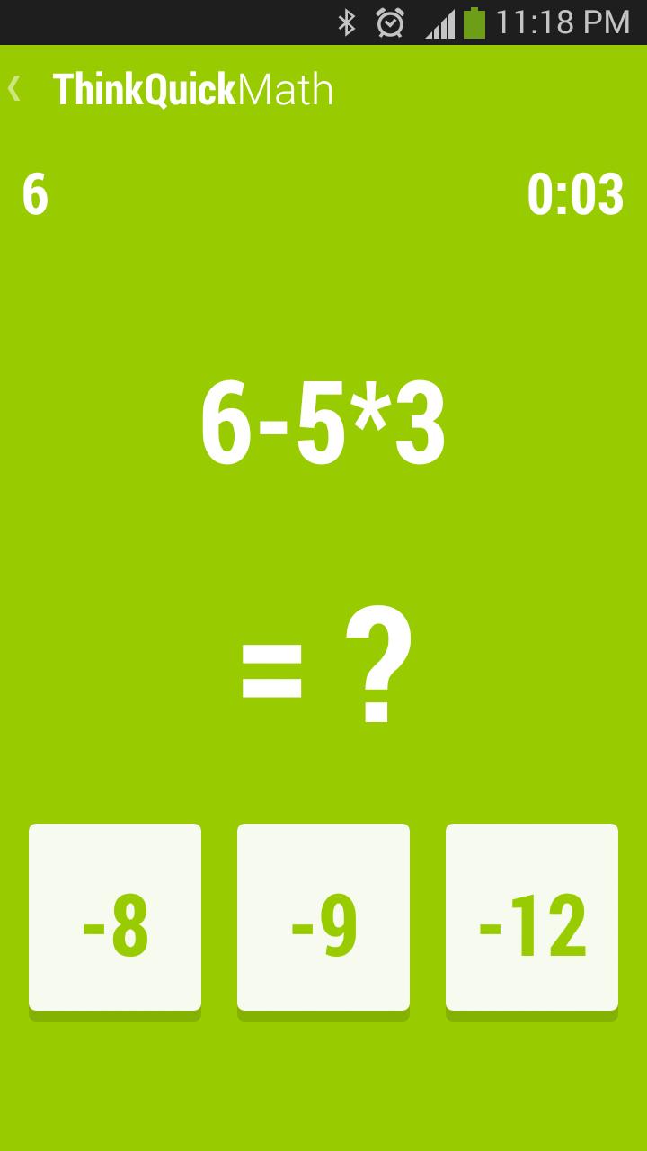 Think Quick Math