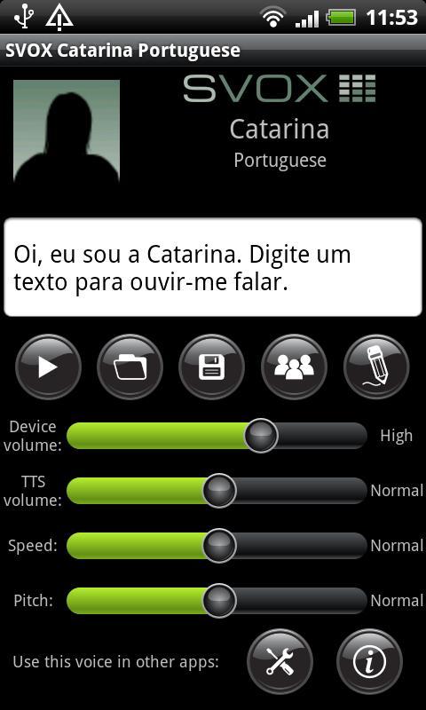 SVOX Portuguese Catarina Trial