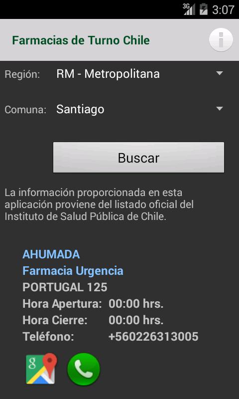 Farmacias de Turno Chile