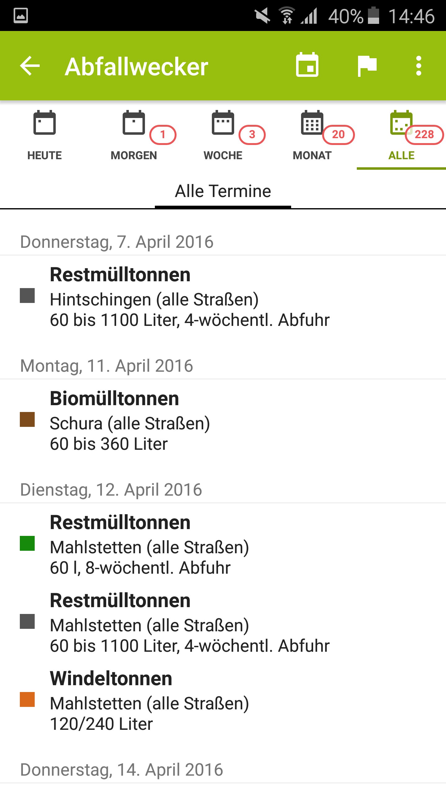 Abfall-App Abfall+