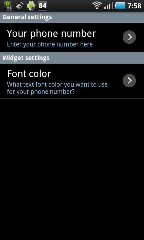 My Phone Number
