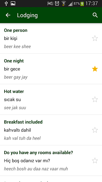 Turkish phrasebook