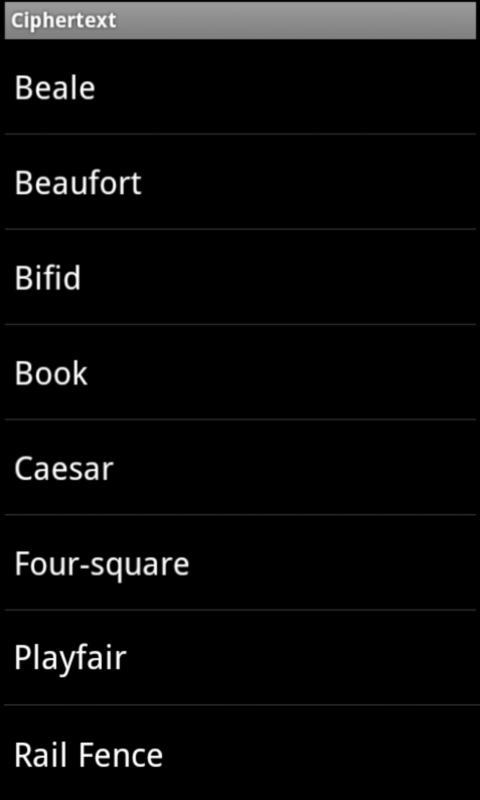 Ciphertext