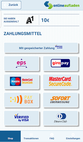 onlineaufladen
