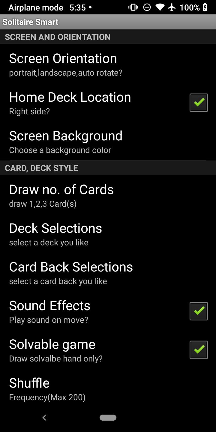 Solitaire Smart