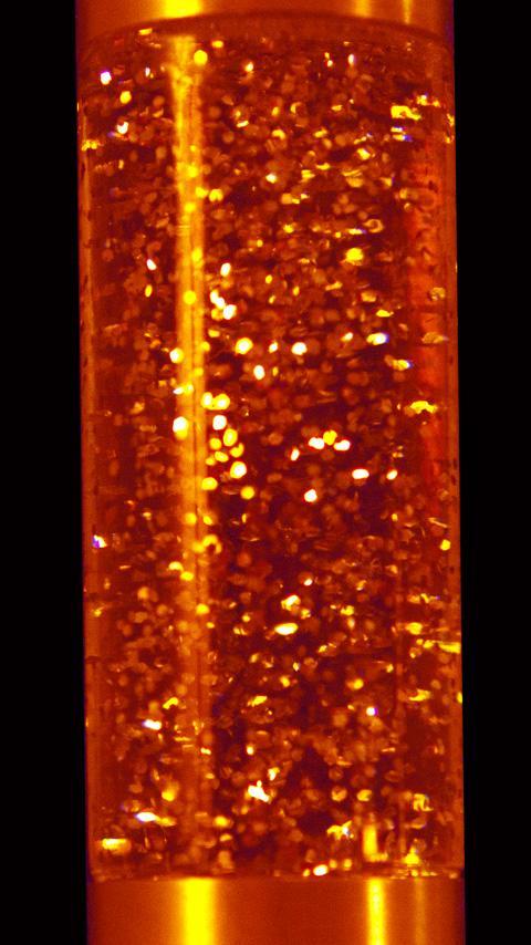 Glitter lamp