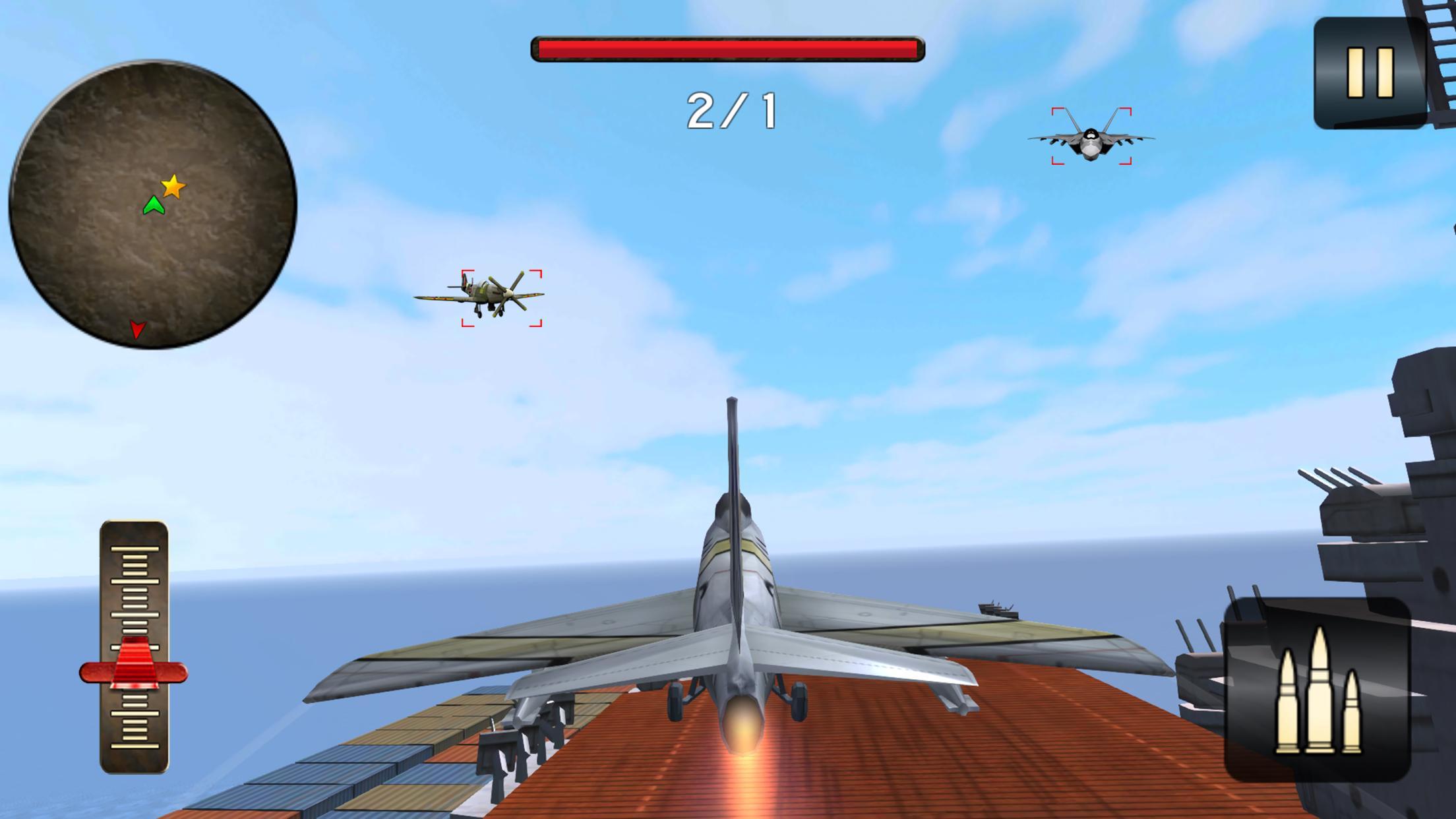 F18 vs F22 Fighter Gunner war