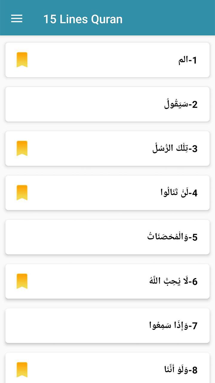 15 line quran