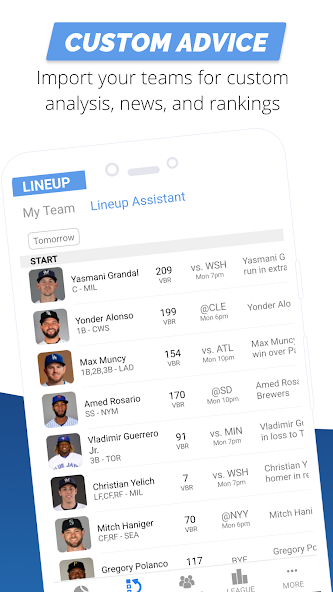 Fantasy Baseball My Playbook