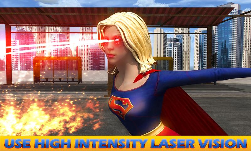 Super Girl Superhero