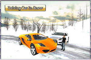 Driving Car In Snow