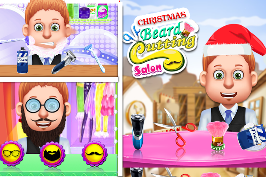 Beard Mustache Christmas Games
