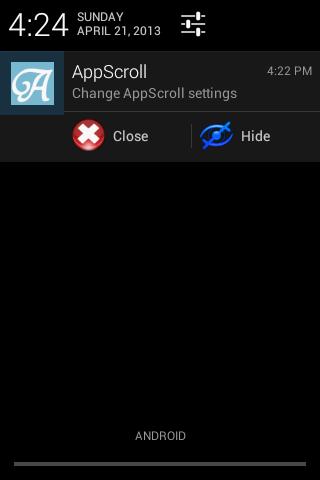 AppScroll Sidebar Lite