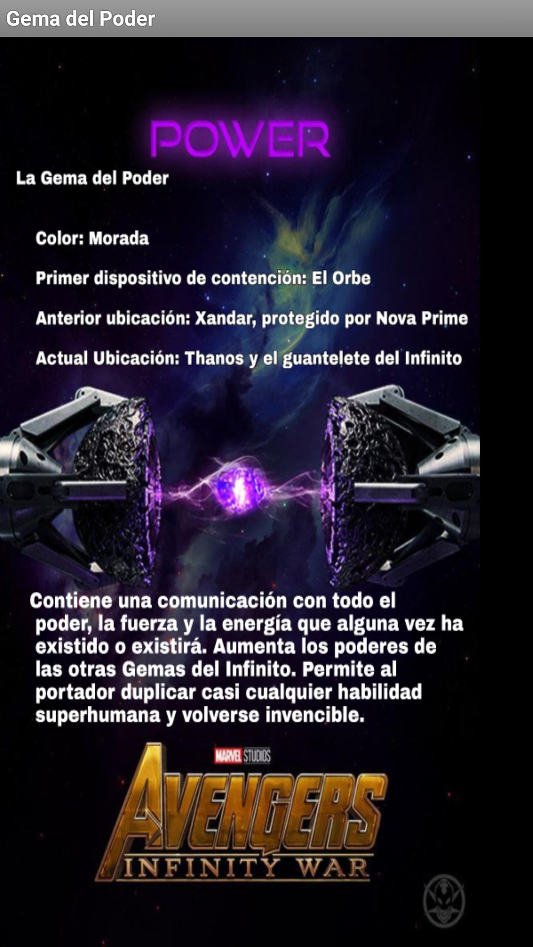 Gemas Del Infinito
