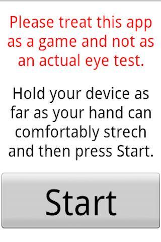 A Simple Eye Chart