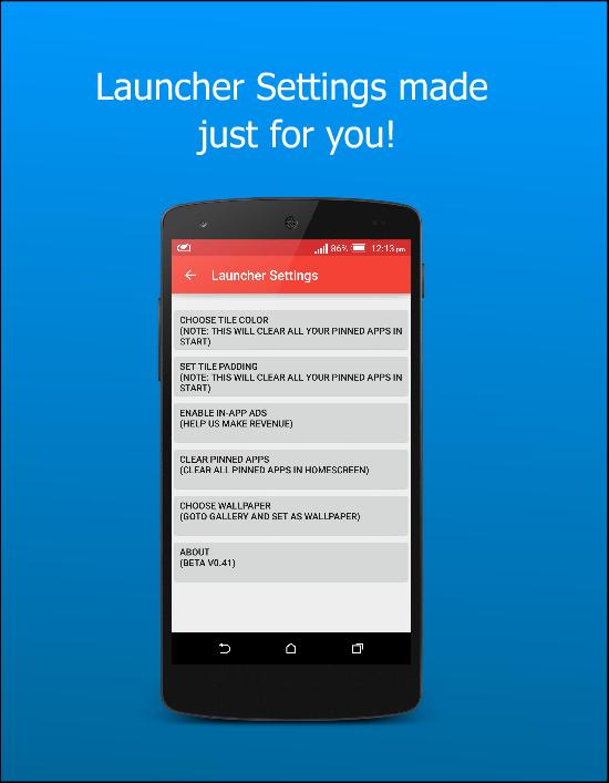 W8 Launcher