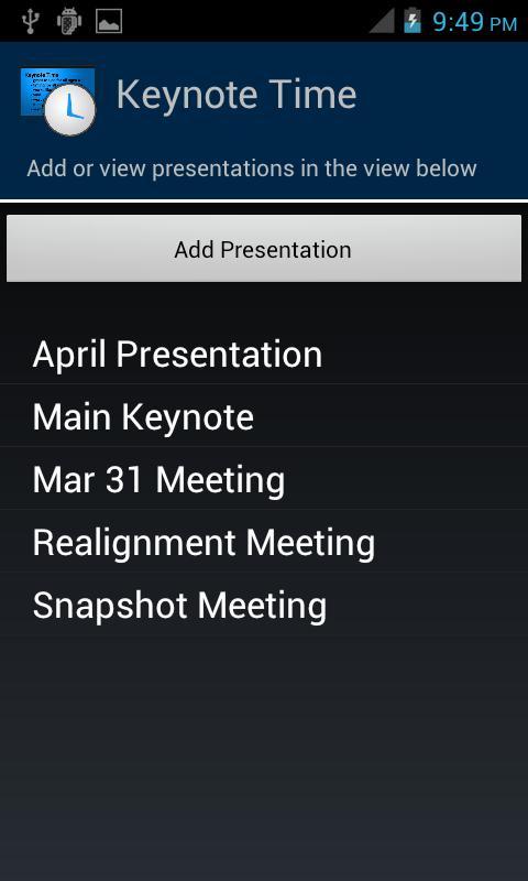 Keynote Time