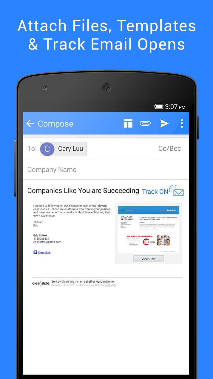 ClearSlide Mail