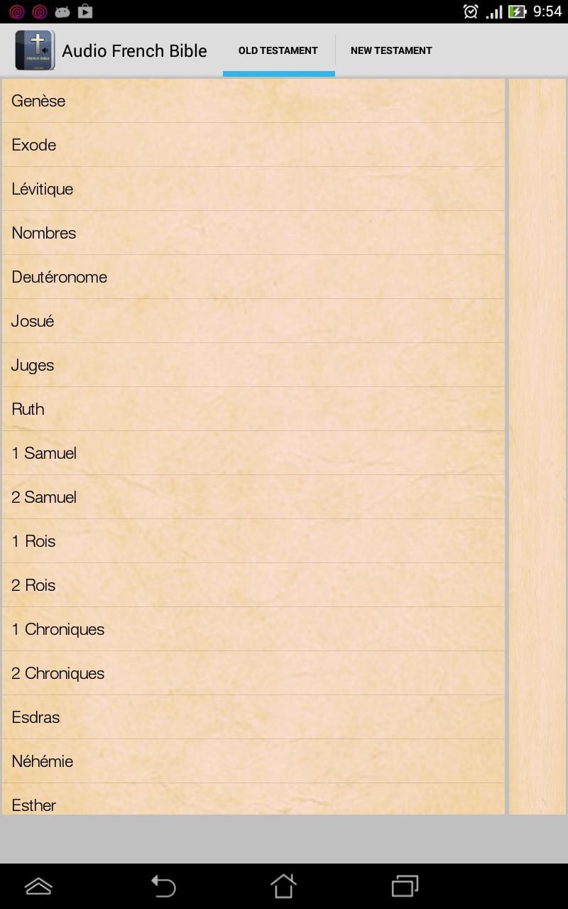 Audio French Bible