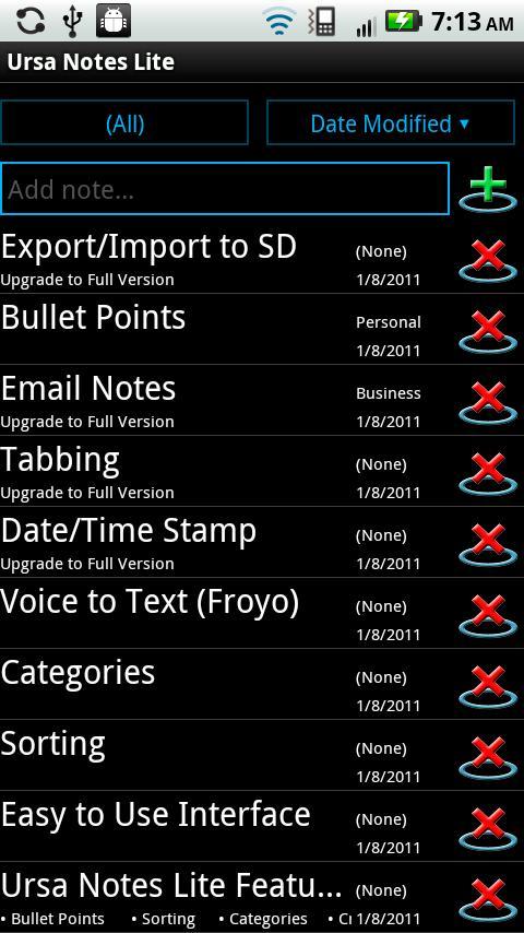 Ursa Notes Lite