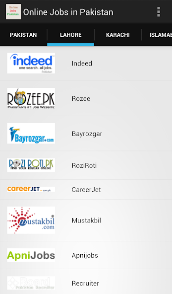 Jobs in Pakistan
