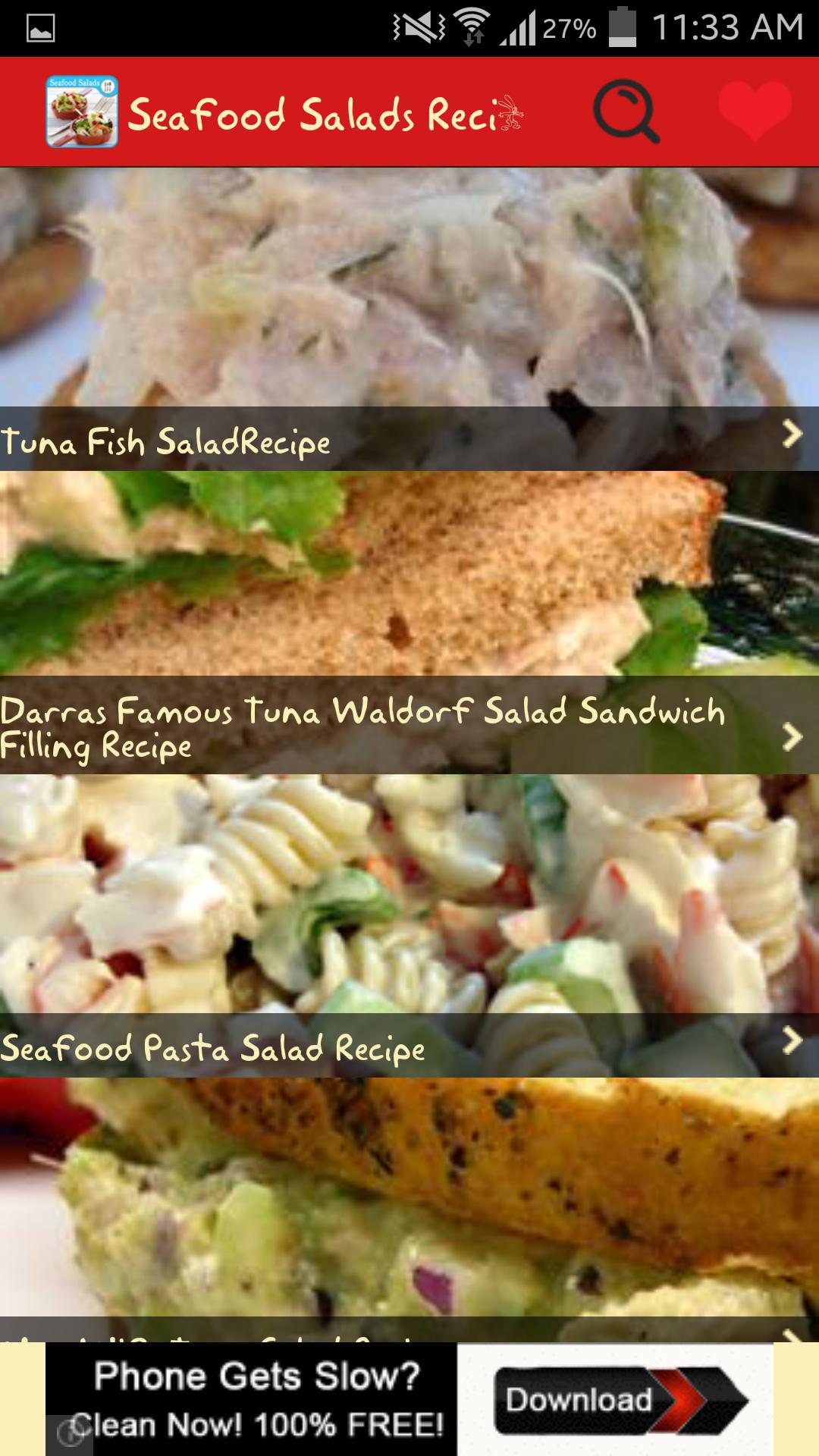 Seafood Salads Recipes