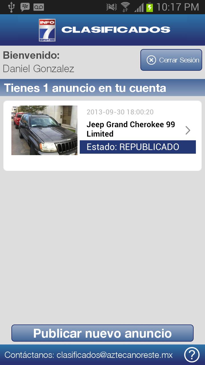 INFO7 Clasificados