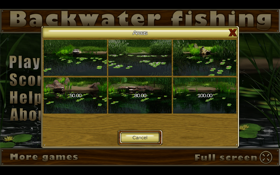 Backwater Fishing