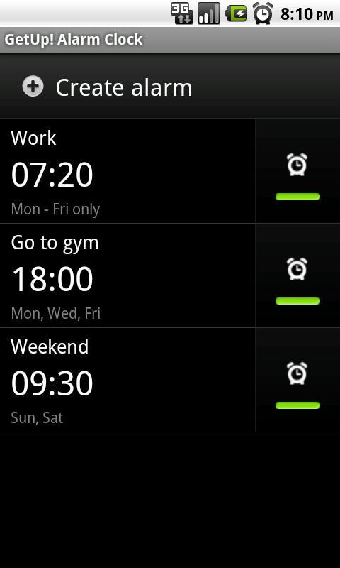 GetUp! Alarm Trial