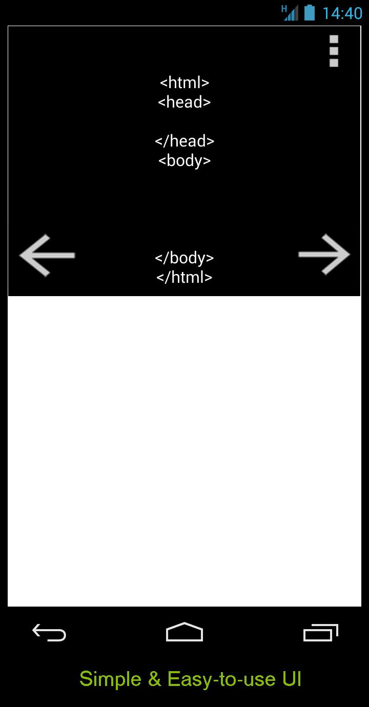 HTML editor live