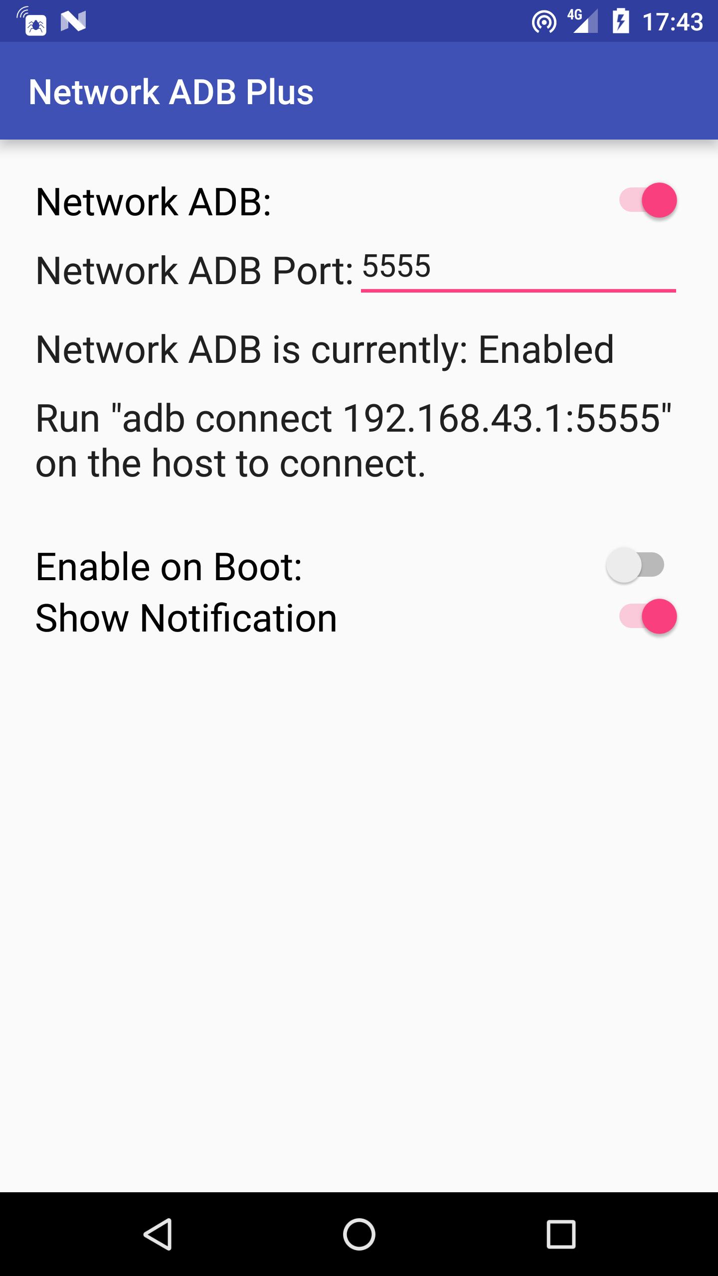 Network ADB