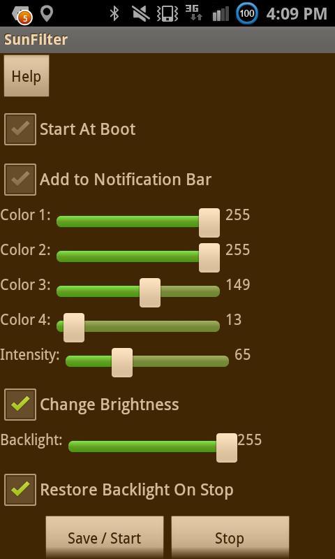 SunFilter - Screen Temperature