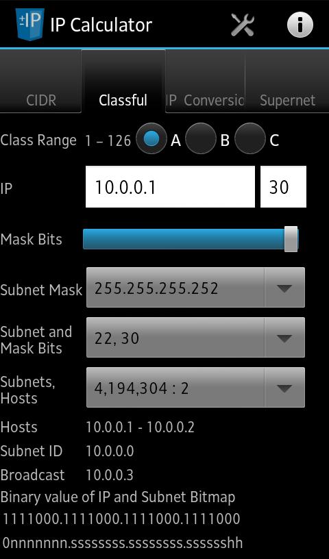 Network IP / Subnet Calculator