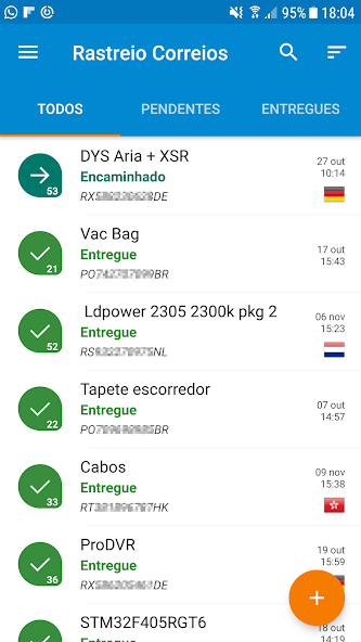 Rastreio Correios