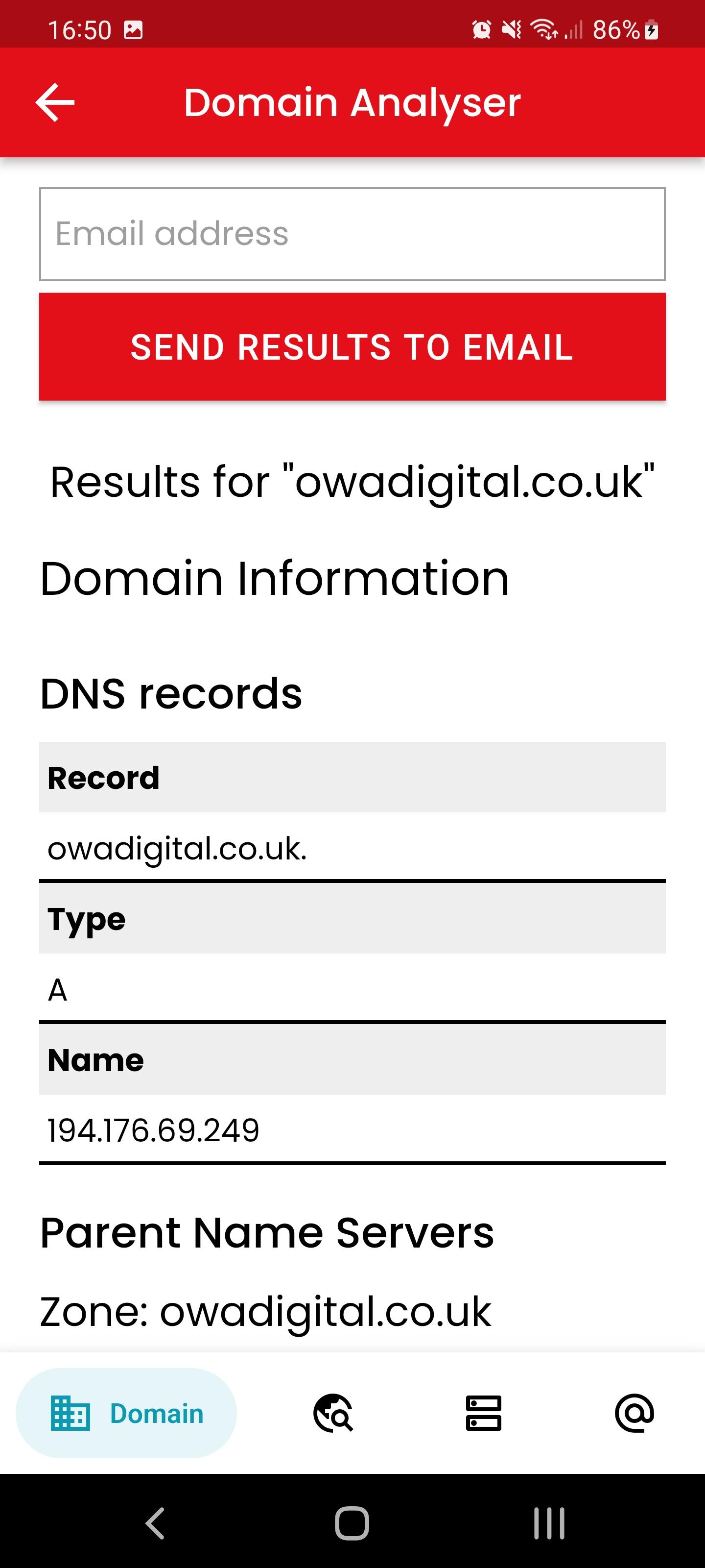 Domain Analyzer