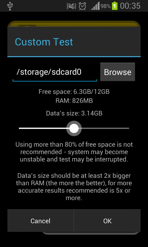 Disk Speed / Performance Test