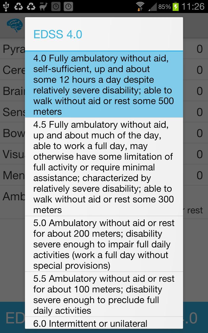 EDSS Calculator