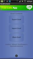 Excel Contacts