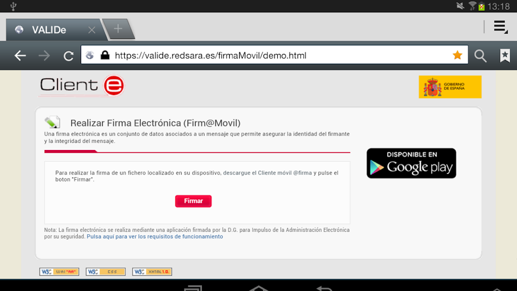 Cliente movil @firma