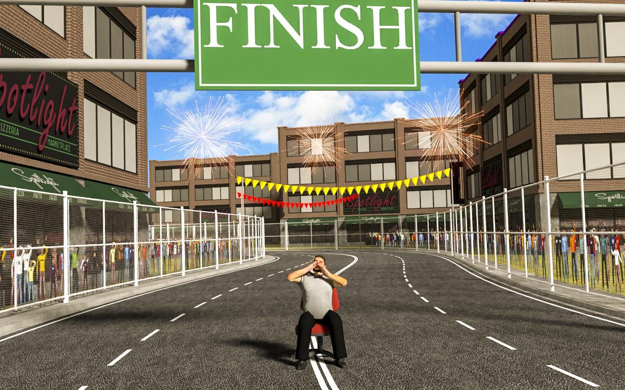 Office Chair Street Race