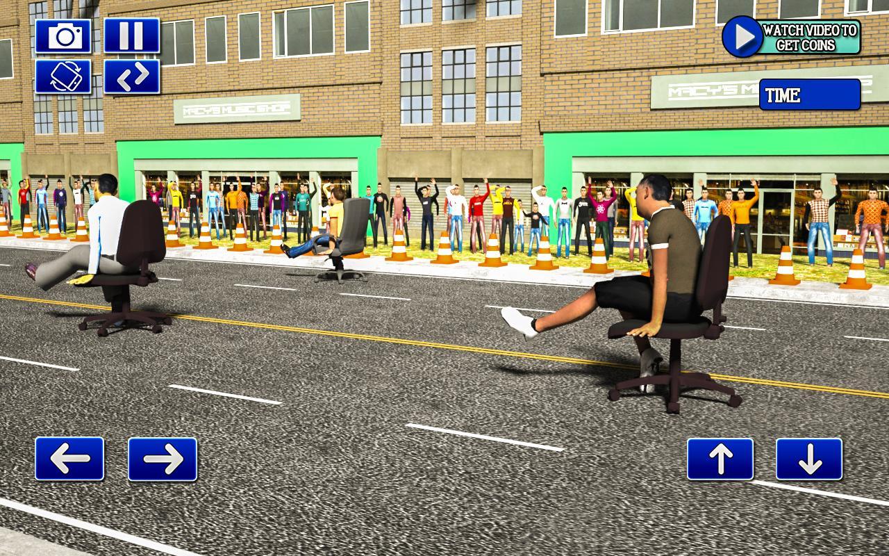 Office Chair Street Race