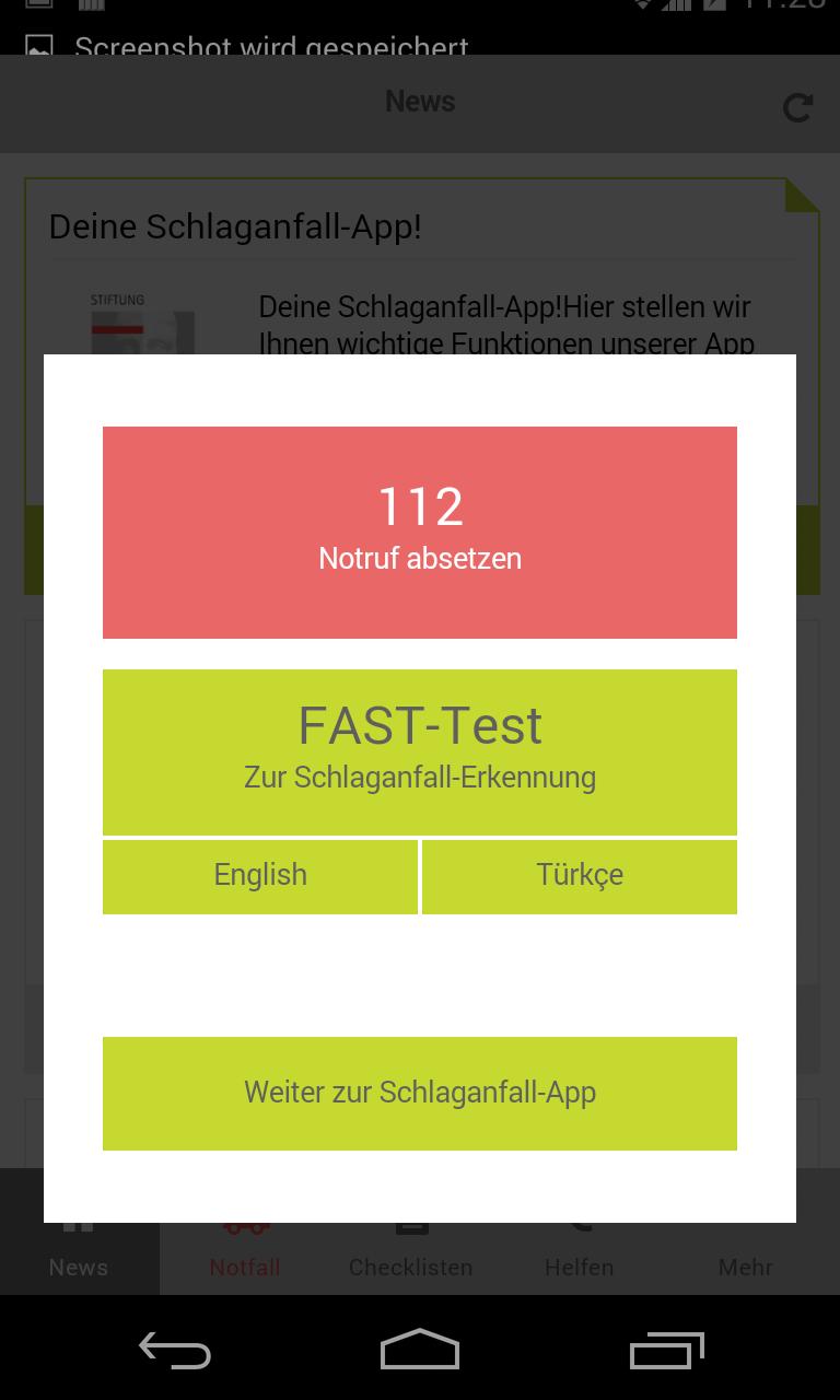 Schlaganfall-Hilfe